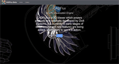 Desktop Screenshot of cadflux.com